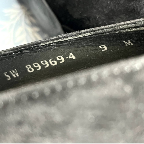 Stuart Weitzman Black Suede Skyhigh Platform Pumps Womens 9 Med - Picture 9 of 10